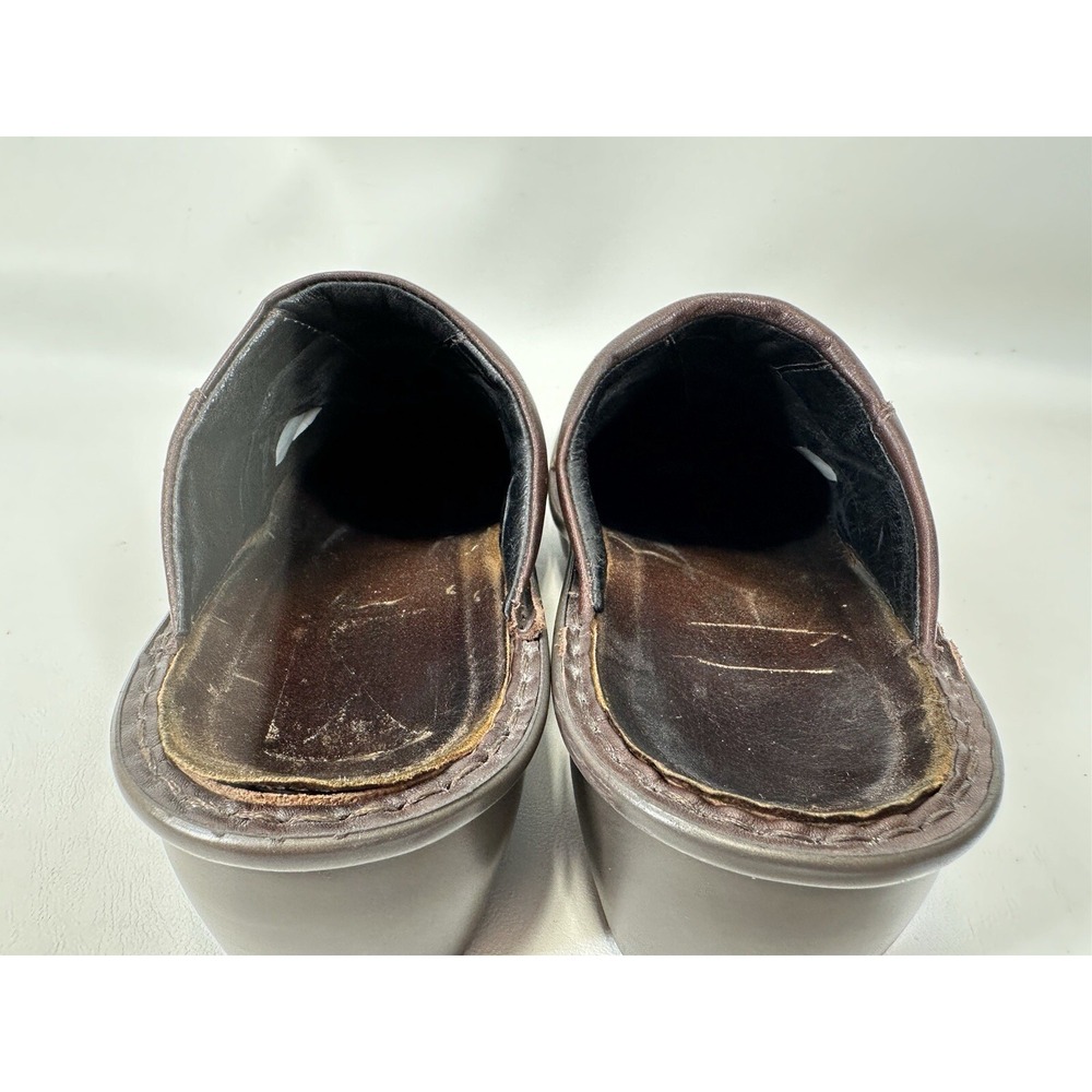 Naot Mule Shoes Womens Israel Madras Brown Embroidered Leather Size 40 9‎ US - Picture 8 of 9